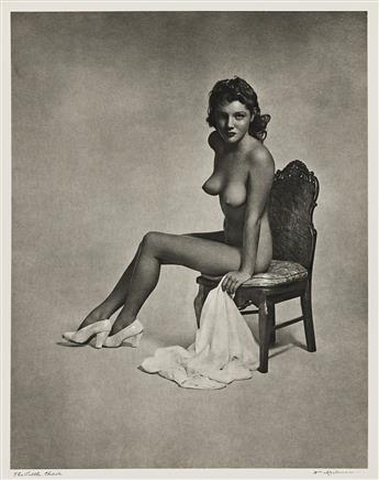 WILLIAM MORTENSEN (1897-1965) A portfolio entitled "Compositions," with 8 studies of the female form. Circa 1938.